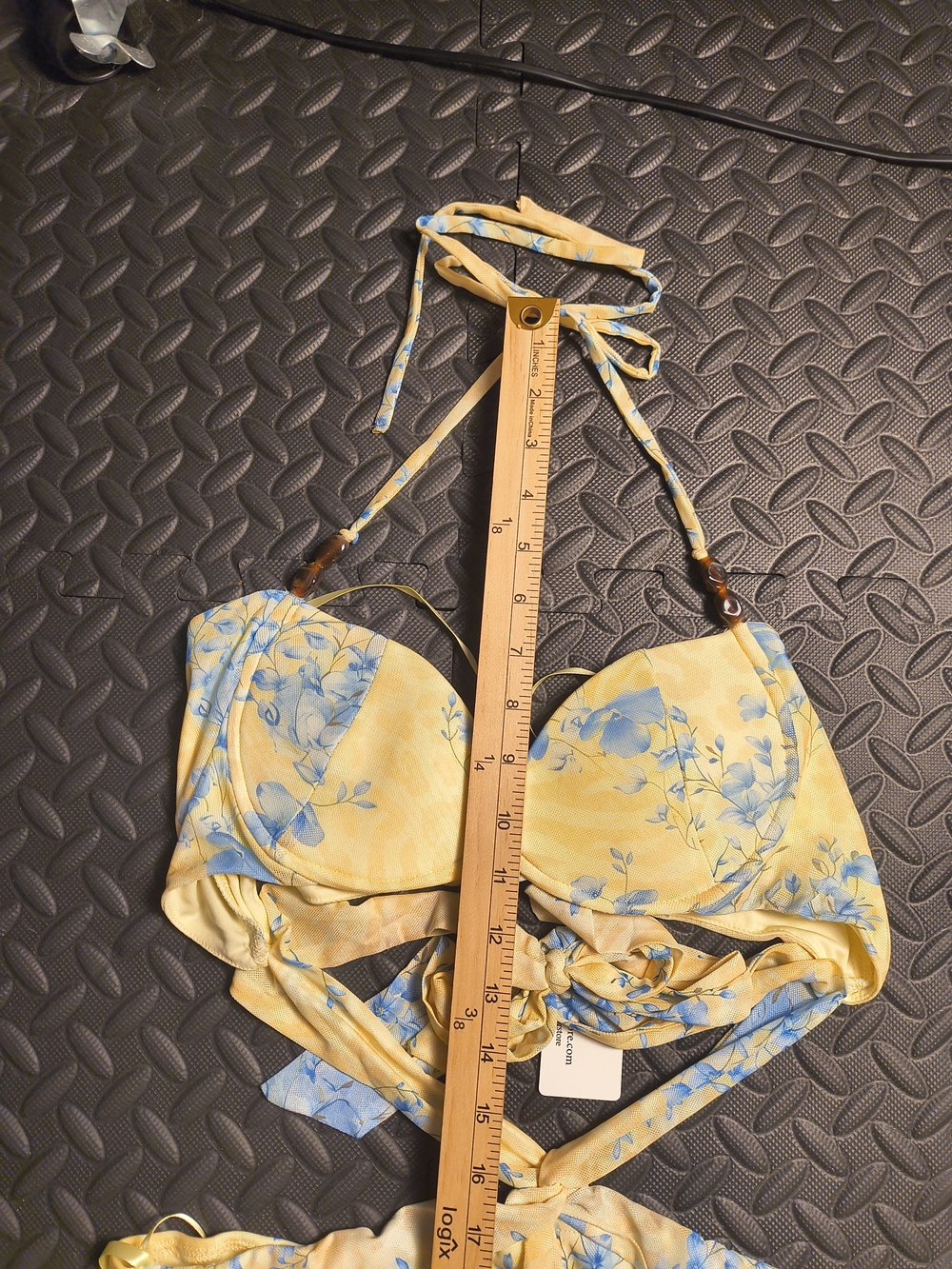 Windsor Chasing Sunlight Floral Cutout Maxi Dress Yellow Size L NWT - Picture 11 of 15